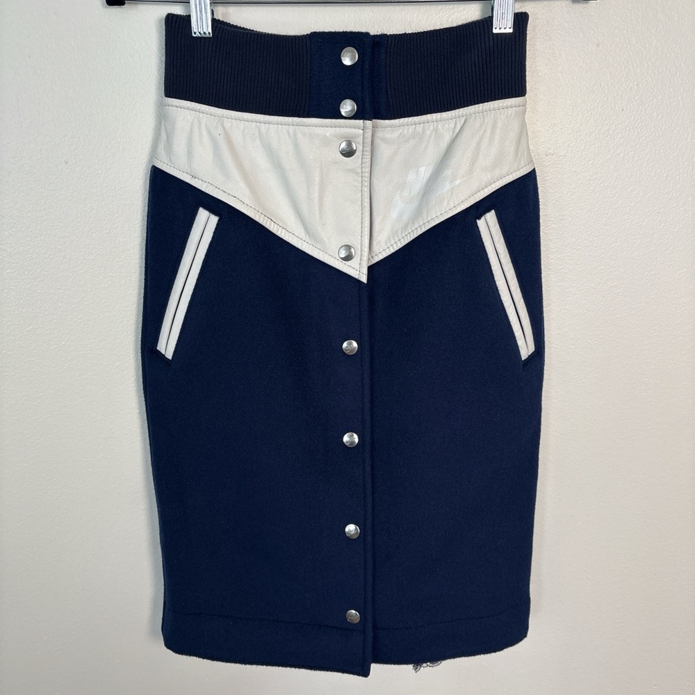 Nike x Sacai Wool Varsity Pencil Skirt